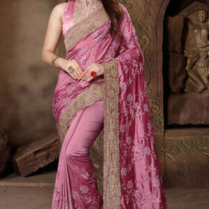 Silk Saree with Zari Border